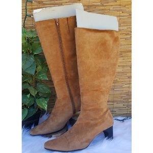 High Heel Boot Leather Terry Lewis Fox Copper